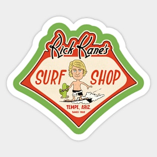 Rick Kane's Surf Shop - North Shore Sticker